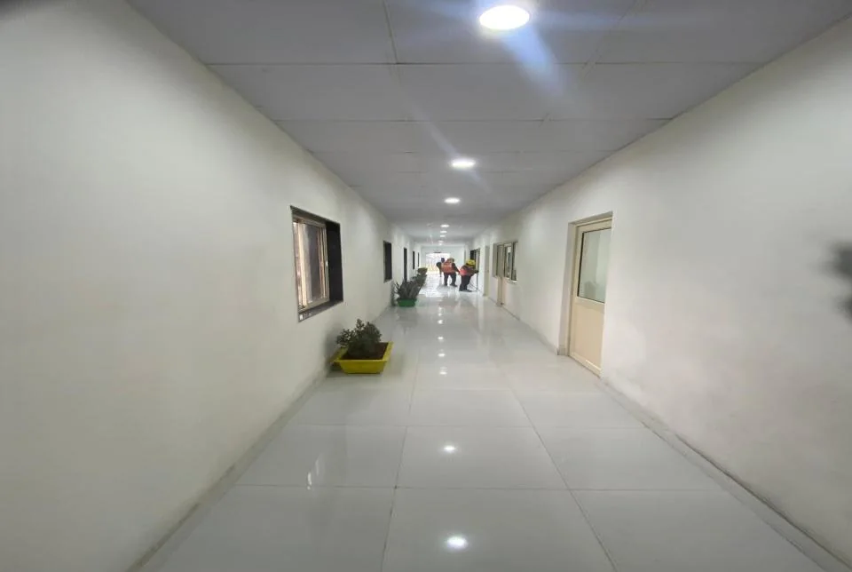 Finished internal corridor